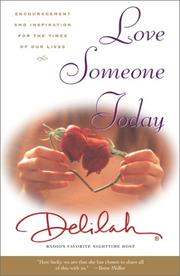 Cover of Love Someone Today by Delilah
