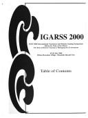 Front cover of IGARSS 2000 by International Geoscience and Remote Sensing Symposium (2000 Honolulu, Hawaii)