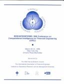 Front cover of Proceedings of the IEEE/IAFE/INFORMS 1998 Conference on Computational Intelligence for Financial Engineering (CIFEr) by IEEE/IAFE/INFORMS Conference on Computational Intelligence for Financial Engineering (1998 New York, N.Y.)