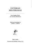 Cover of Victorian melodramas by James Leslie Smith