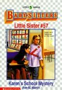 Front cover of Karen's School Mystery by Ann M. Martin