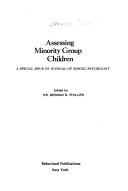 Front cover of Assessing minority group children by Thomas Oakland
