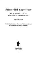 Cover of Primordial experience by Mañjuśrīmitra.
