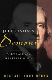 Cover of Jefferson's Demons by Michael Knox Beran