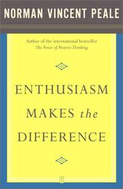 Cover of Enthusiasm makes the difference by Norman Vincent Peale