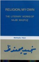 Front cover of Religion, my own by Matityahu Peled