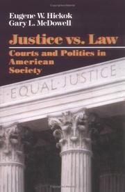 Cover of Justice vs. Law by Eugene Hickok