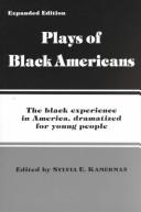 Front cover of Plays of Black Americans by Sylvia E. Kamerman