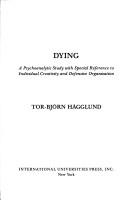 Cover of Dying by Tor-Björn Hägglund