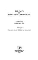 Cover of The plays of Hrotsvit of Gandersheim by Hrotsvitha