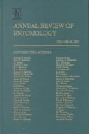 Front cover of Annual Review of Entomology by Unknown