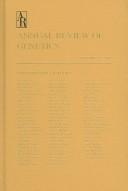 Front cover of Annual Review of Genetics 2004 (Annual Review of Genetics) by Unknown