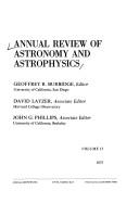 Front cover of Annual Review of Astronomy and Astrophysics by L. Goldberg