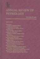 Front cover of Annual Review of Physiology by Unknown