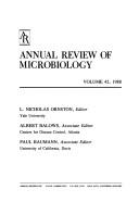 Front cover of Annual review of microbiology by L. Nicholas Ornston