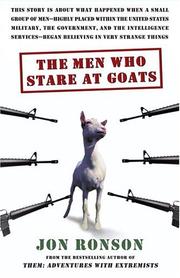 Front cover of The men who stare at goats by Jon Ronson