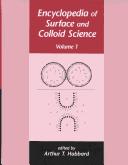 Front cover of Encyclopedia of surface and colloid science by Arthur T. Hubbard