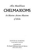 Cover of Chelmaxioms by Allen Mandelbaum