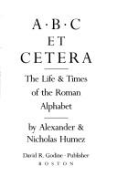 Cover of A B C et cetera by Alexander Humez