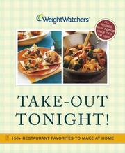 Cover of Weight Watchers take-out tonight! by Weight Watchers