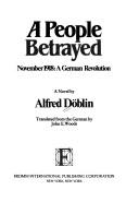 Front cover of November 1918. Eine deutsche Revolution by Alfred Döblin