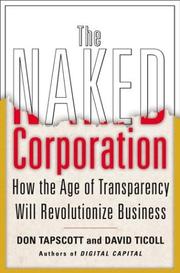 Front cover of The naked corporation by Don Tapscott