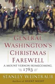 Front cover of General Washington's Christmas farewell by Stanley Weintraub