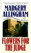 Cover of Flowers for the judge by Margery Allingham