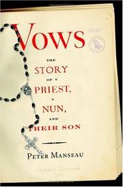 Cover of Vows by Peter Manseau