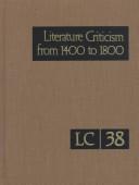 Front cover of Literature Criticism from 1400 to 1800 by Brostrom