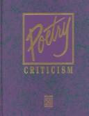Front cover of Poetry Criticism by Linda Pavlovski
