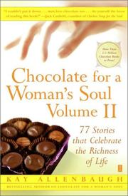 Front cover of Chocolate for a woman's soul II by Kay Allenbaugh