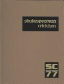 Cover of SC 77 Shakespearean Criticism by Michael L. Lablanc
