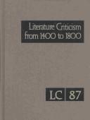Cover of Literature criticism from 1400 to 1800 by Michael L. LaBlanc