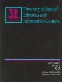 Cover of Directory of Special Libraries by Unknown