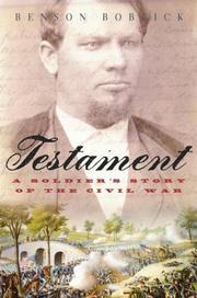 Cover of Testament by Benson Bobrick