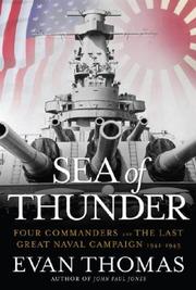 Front cover of Sea of Thunder by Evan Thomas