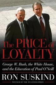 Cover of The price of loyalty by Ron Suskind