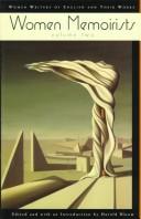 Front cover of Women memoirists by Harold Bloom