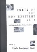 Front cover of Poets of the non-existent city by Estelle Gershgoren Novak