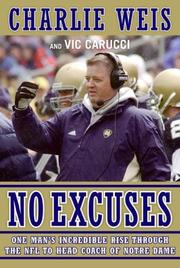 Front cover of No excuses by Charlie Weis