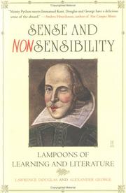 Cover of Sense and nonsensibility by Lawrence Douglas