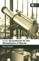 Front cover of Kant's 'Groundwork for the Metaphysics of Morals' by Paul Guyer