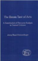 Front cover of Bezan Text of Acts by Jenny Read-Heimerdinger