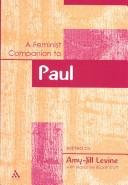 Front cover of Feminist Companion to Paul by Unknown