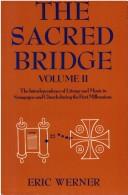 Cover of Sacred bridge by Werner, Eric