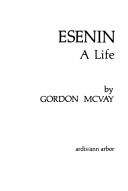 Cover of Esenin by Gordon McVay