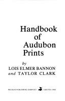 Front cover of Handbook of Audubon prints by Lois Elmer Bannon
