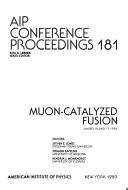Front cover of Muon-catalyzed fusion, Sanibel Island, FL 1988 by Muon-Catalyzed Fusion Meeting (1988 Sanibel Island, Fla.)