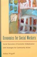 Front cover of Economics for social workers by Arline Wyner Prigoff